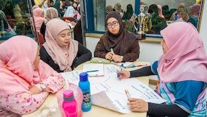 women in group
