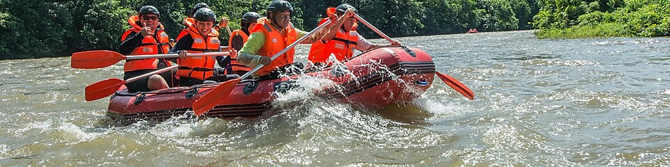 Rafting Challenge during Leadership Camp