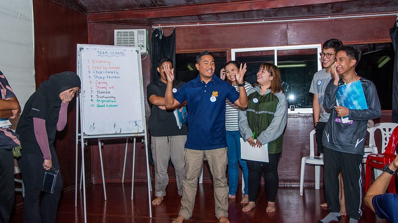 Leadership camp participant presentation