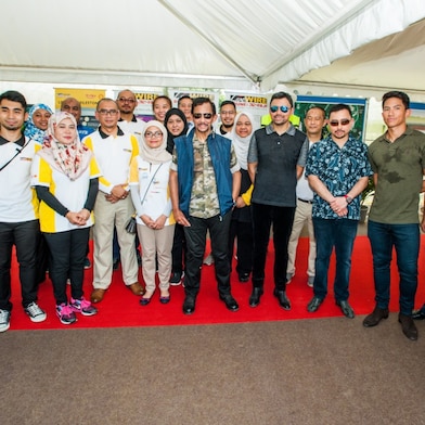 His Royal Highness during the opening of AgroBIZ