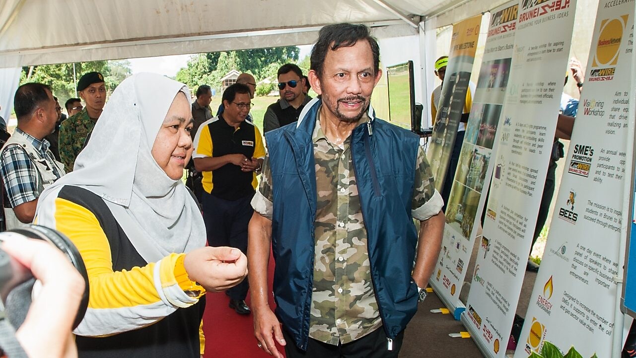 His Royal Highness tour of Wasan Field