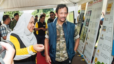 His Royal Highness tour of Wasan Field