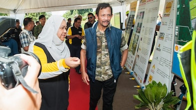 His Royal Highness tour of Wasan Field